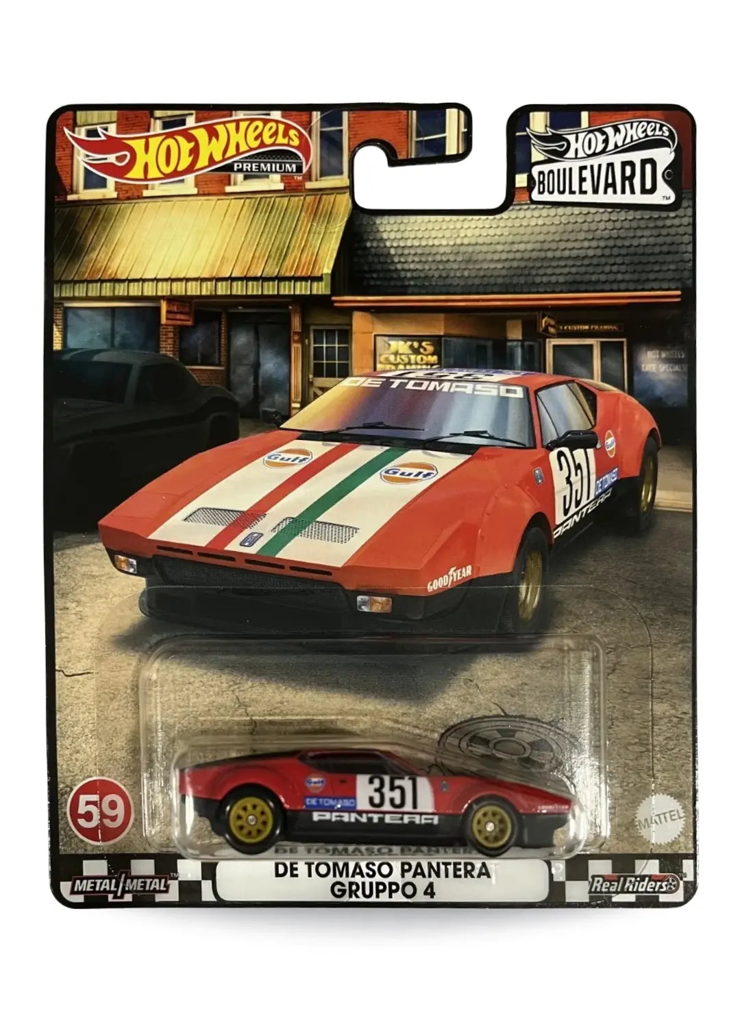 Hot Wheels Boulevard (After 2013) – 2022 De Tomaso Pantera Gruppo 4 1:64 - Red