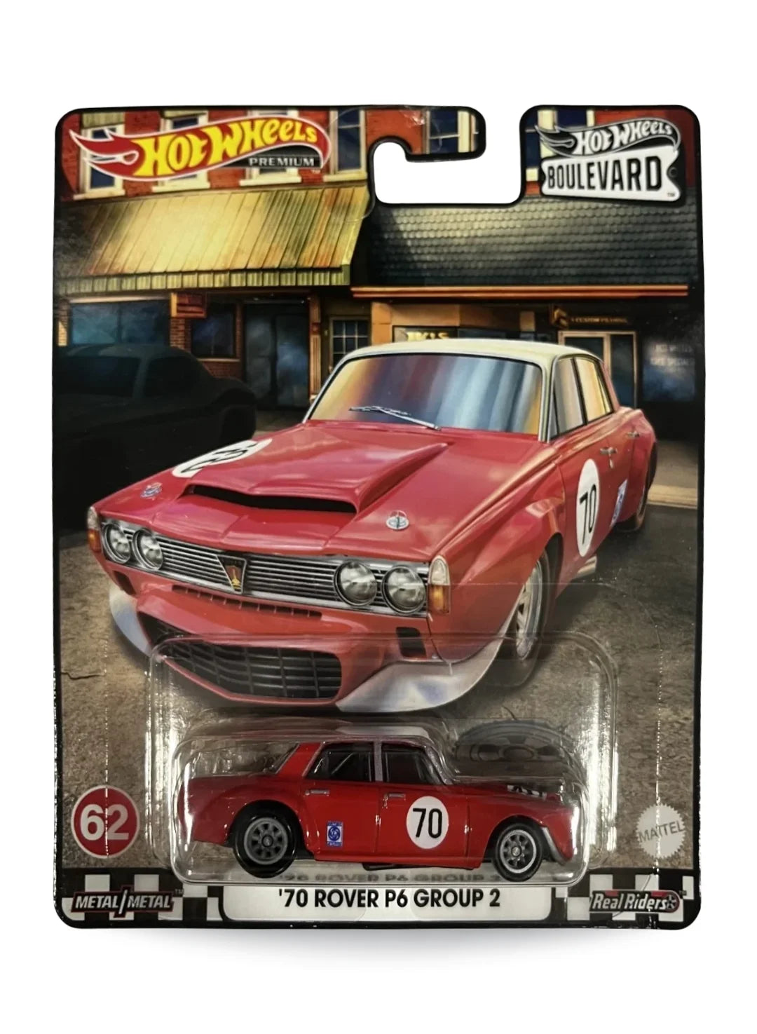 Hot Wheels Boulevard (After 2013) – 2022 Rover '70 Rover P6 Group 2 1:64 - Red