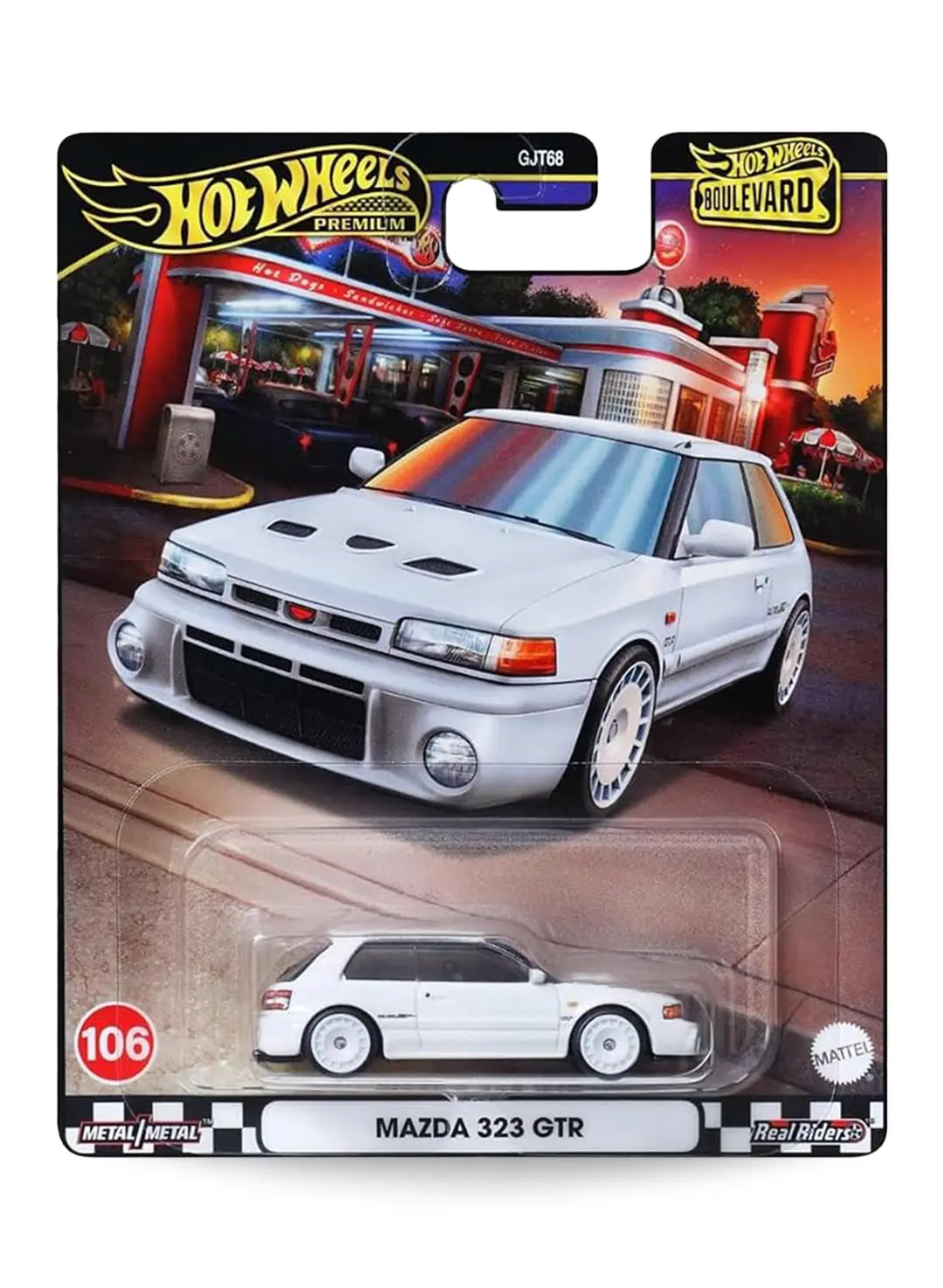Hot Wheels Boulevard (After 2013) – 2024 Mazda 323 GTR 1:64 - White