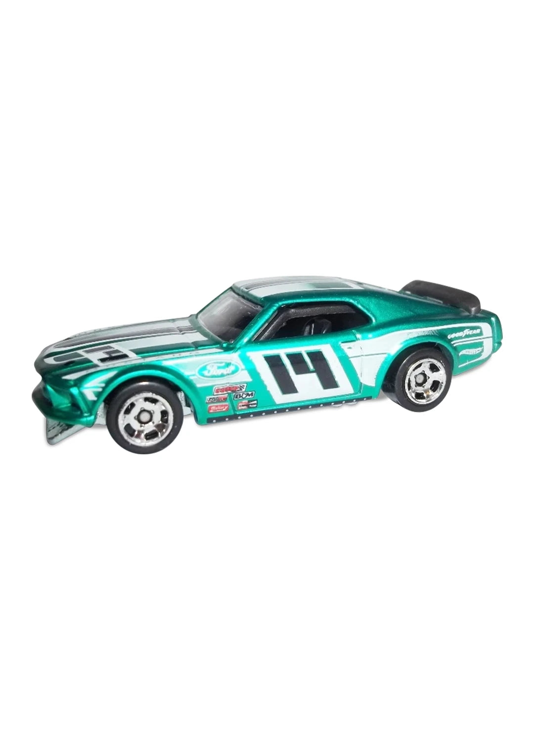 Hot Wheels Cool Classics 2014 '69 Mustang Boss 302 1:64 – Spectrafrost Aqua