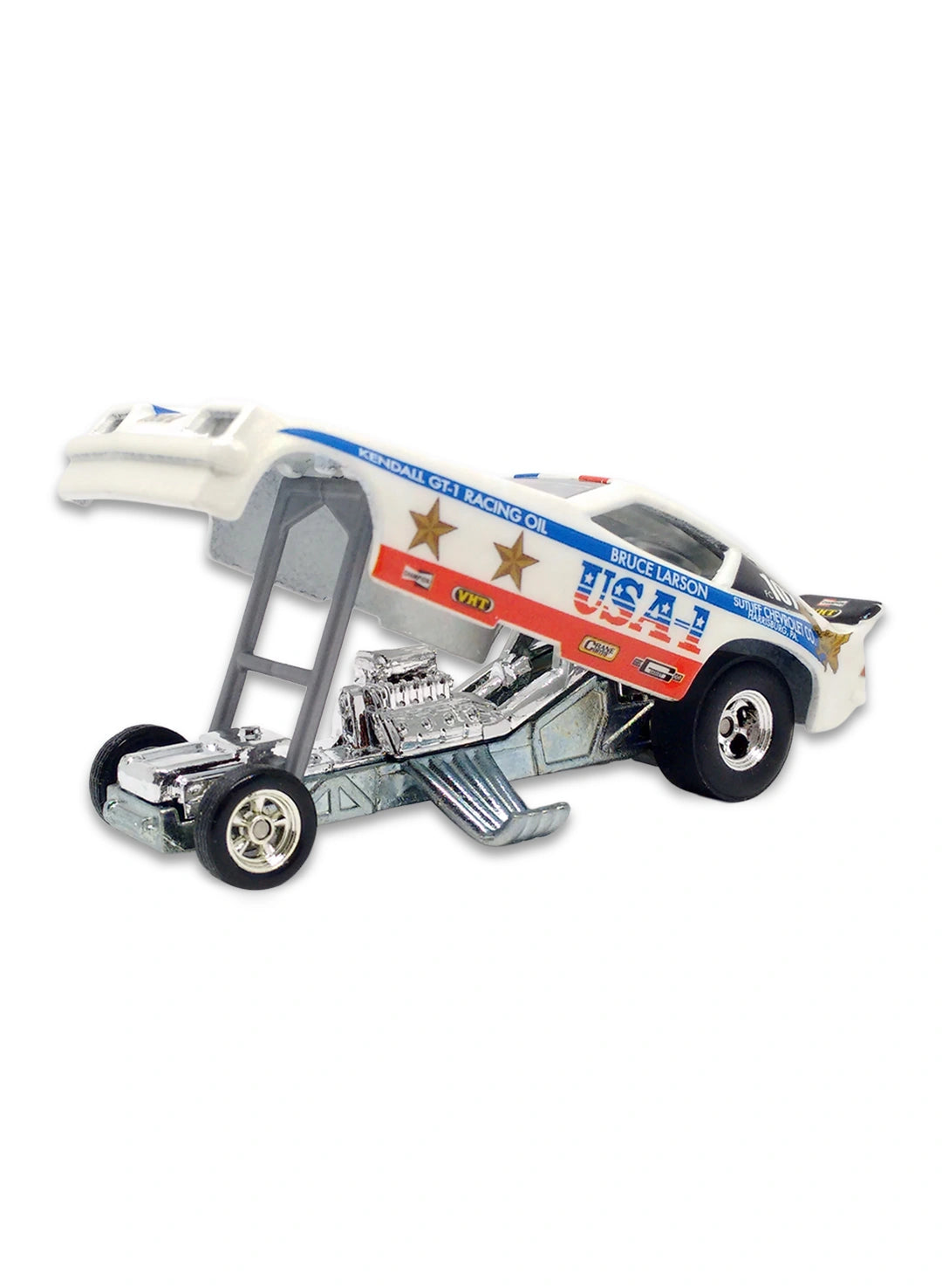 Hot Wheels Dragstrip Demons 2010 Chevrolet Monza 1:64 – White, Red & Blue