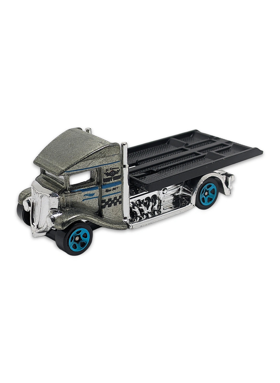 Hot Wheels Walmart Exclusive ZAMAC Editions 2015 Fast-Bed Hauler 1:64 – ZAMAC