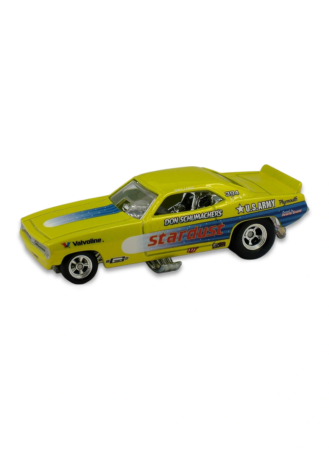 Hot Wheels Dragstrip Demons 2010 Justin Grant's "Don Schumacher's Stardust" 1:64 – Yellow