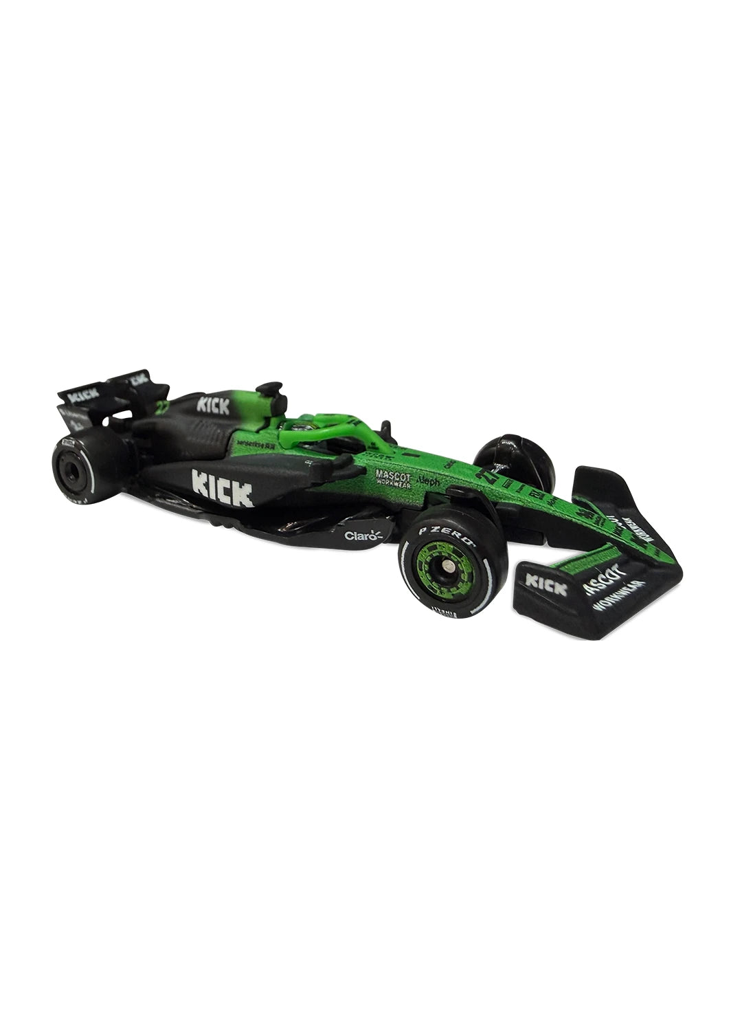 Hot Wheels 2026 Formula One Collection Mix 2 KICK Sauber F1 Team (#27) 1:64 – Matte Black & Neon Green