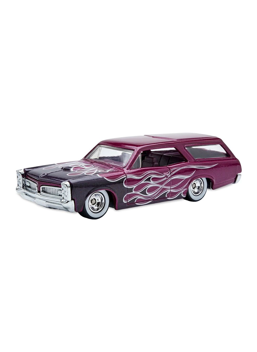 Hot Wheels Garage 2010 Pontiac Custom '66 GTO Wagon 1:64 – Metalflake Magenta