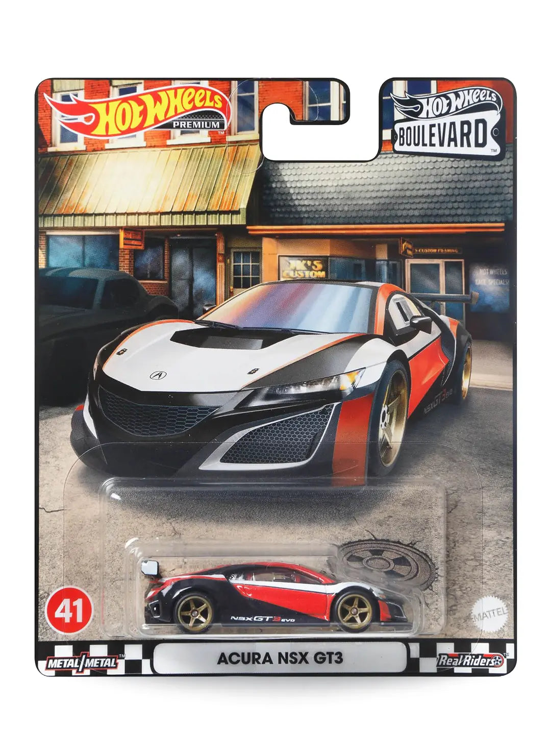 Hot Wheels Boulevard (After 2013) – 2022 Acura NSX GT3 1:64 - White