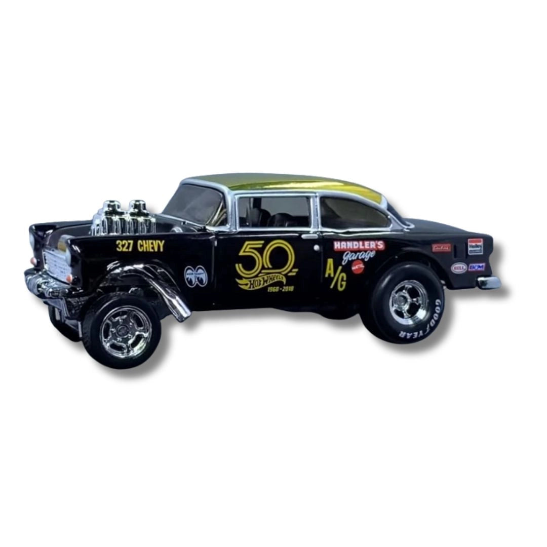 ’55 Chevy Bel Air Gasser – Black with Spectraflame Gold Roof