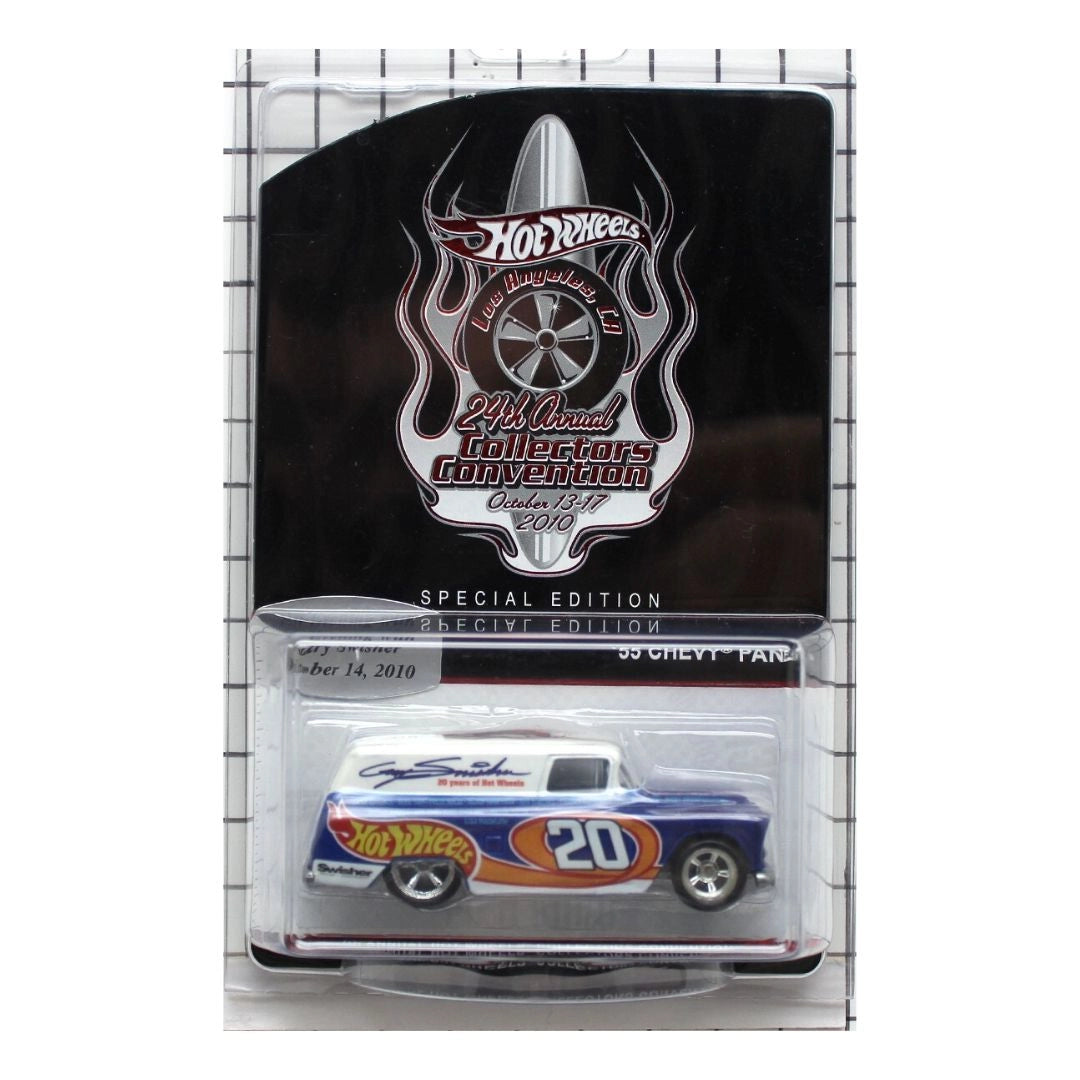 ’55 Chevy Panel – Pearl White & Blue