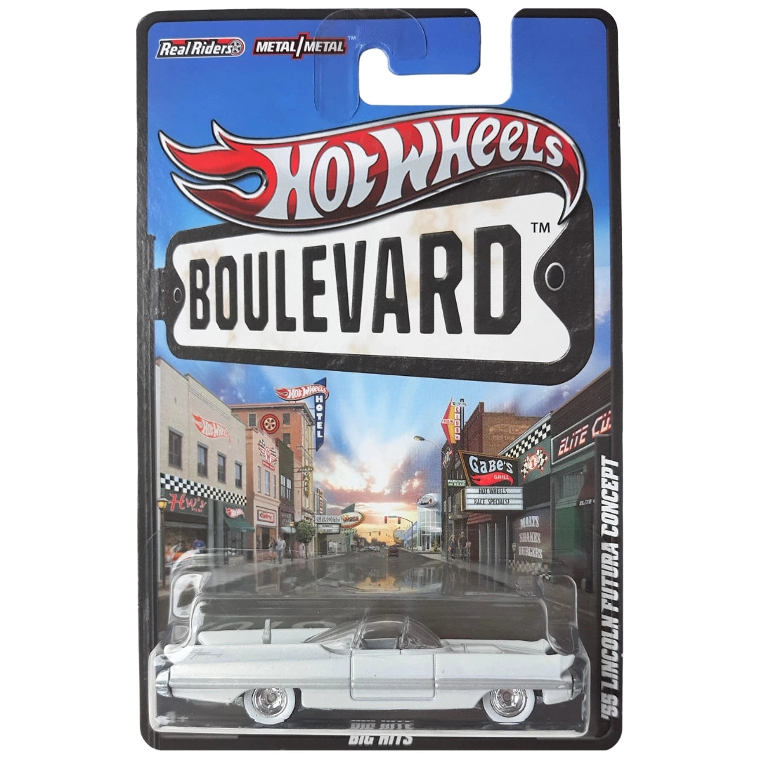 Hot Wheels 1:64 '55 Lincoln Futura Concept Pearl White