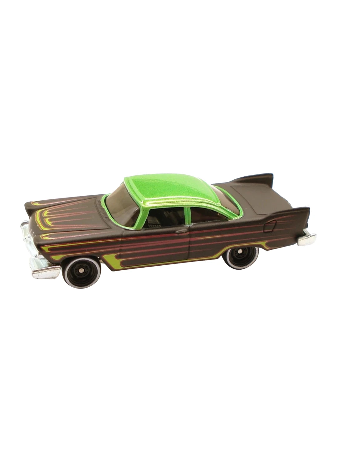 Hot Wheels Mopar Garage 2011 Plymouth '57 Plymouth Fury 1:64 – Satin Black / Metallic Green