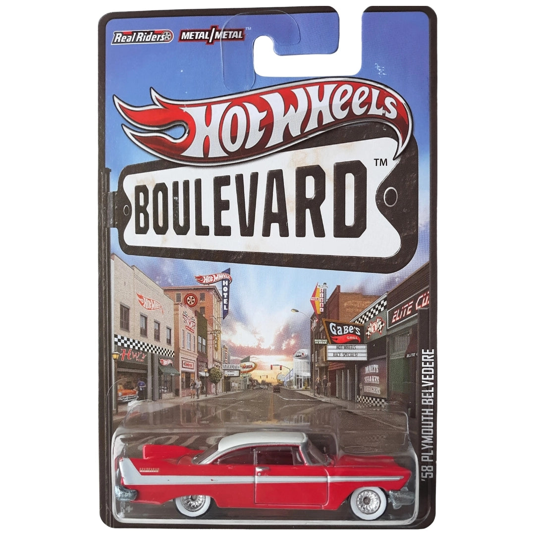 Hot Wheels 1:64 '58 Plymouth Belvedere Red