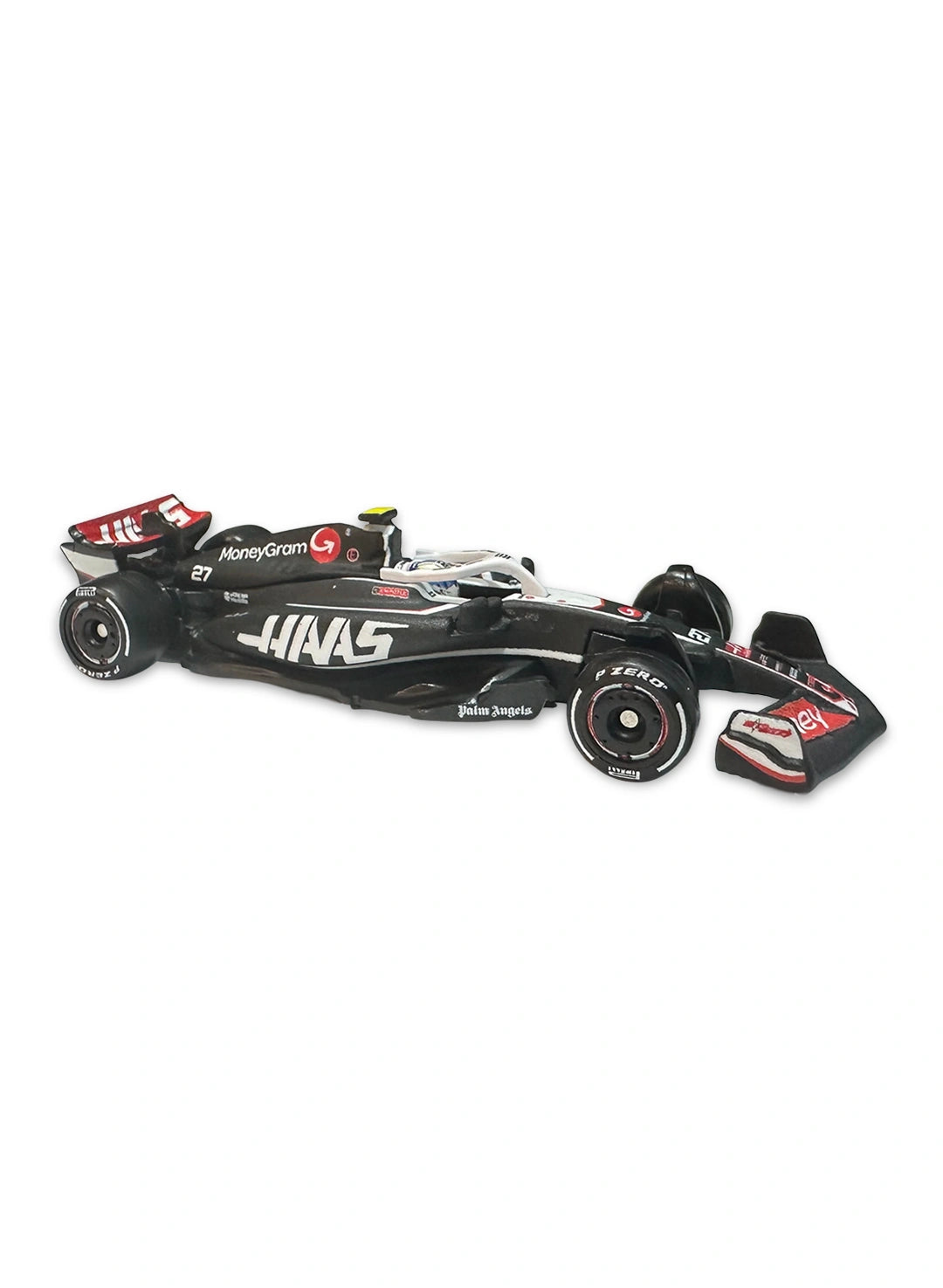 Hot Wheels 2025 Formula One Collection Mix 1 Haas MoneyGram Haas F1 Team - VF-24 (#27) 1:64 – White, Black & Red