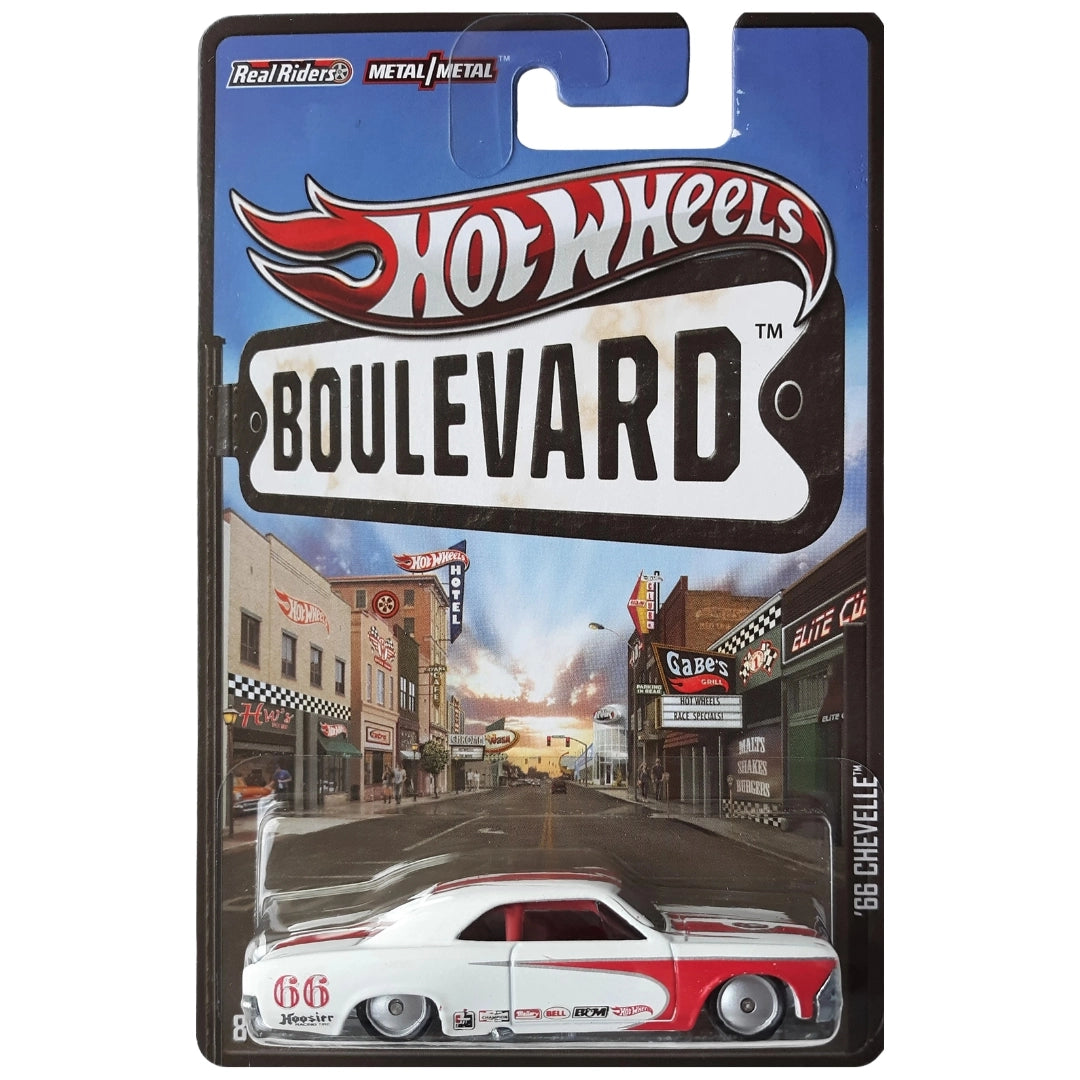 Hot Wheels 1:64 '66 Chevelle Flat White