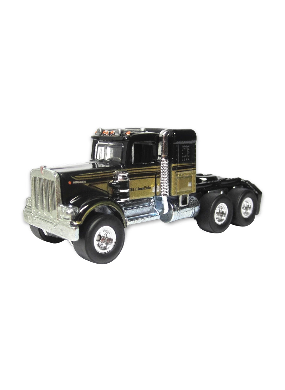 Hot Wheels Retro Entertainment 2013 Mix 7 Kenworth '75 Kenworth W900 1:64 – Metalflake Black