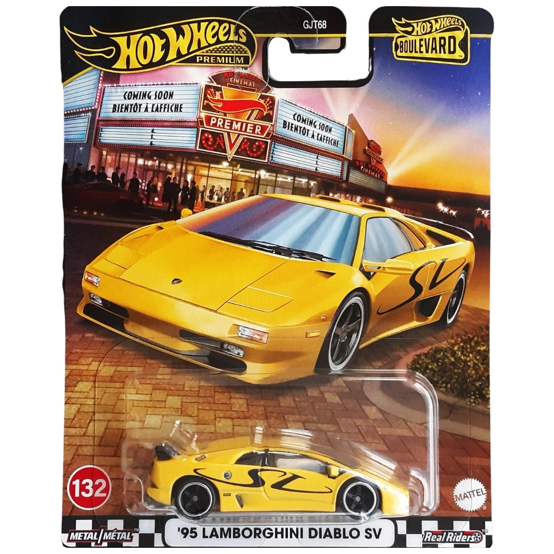 Hot Wheels 1:64 '95 Lamborghini Diablo SV Giallo Corona