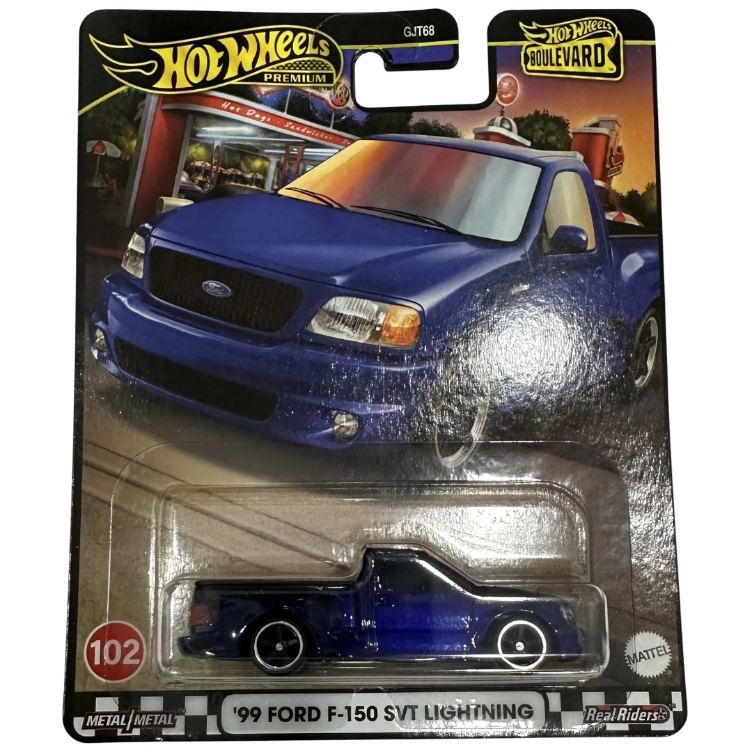 Hot Wheels Ford '99 Ford F-150 SVT Lightning 1:64 - Ultramarine