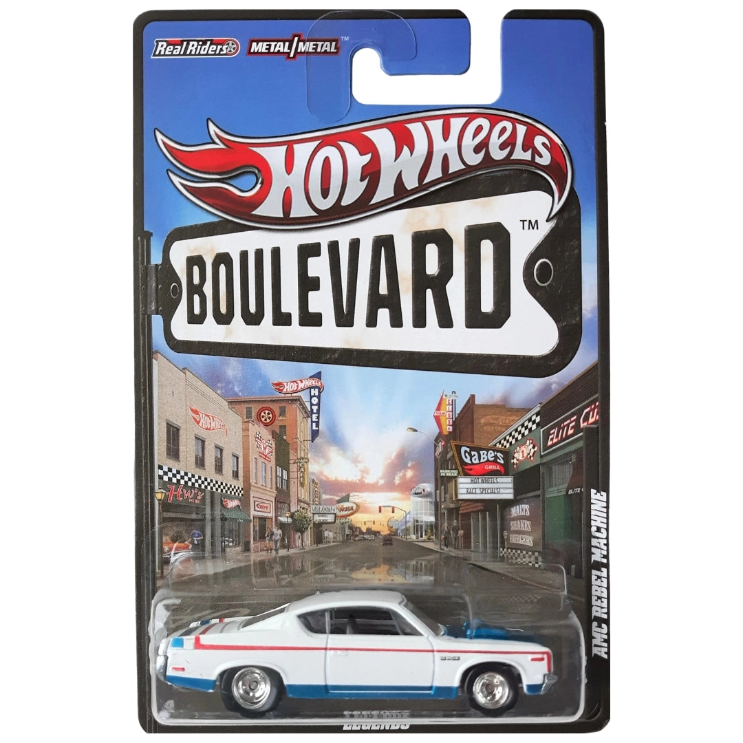 Hot Wheels 1:64 AMC Rebel Machine White