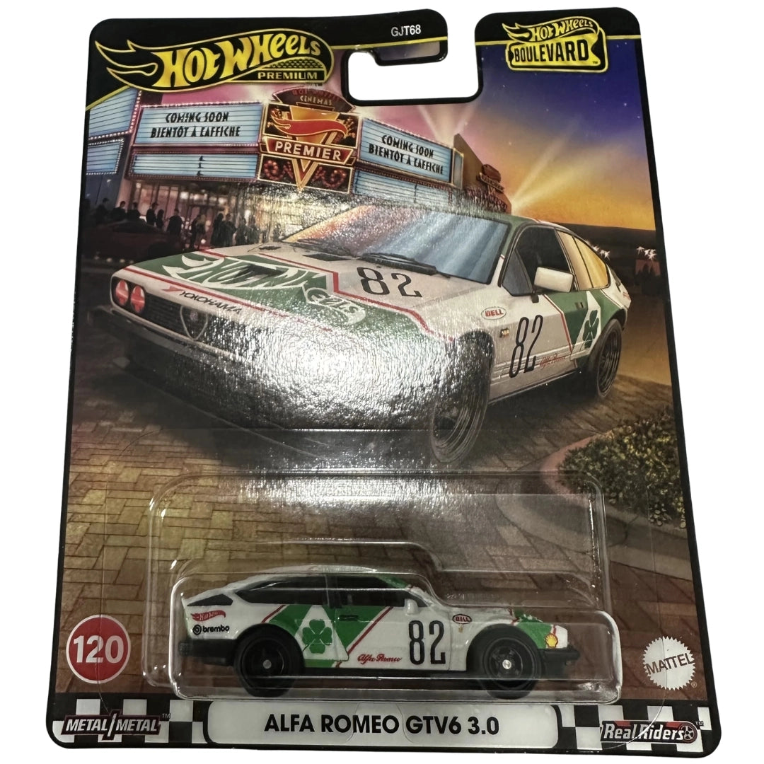Hot Wheels 1:64 Alfa Romeo GTV6 3.0 White