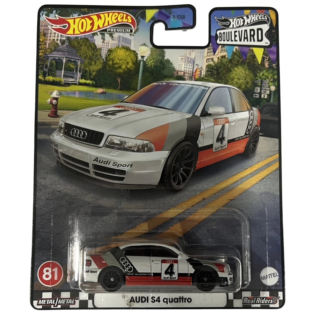 Hot Wheels 1:64 Audi S4 quattro Pearlescent White