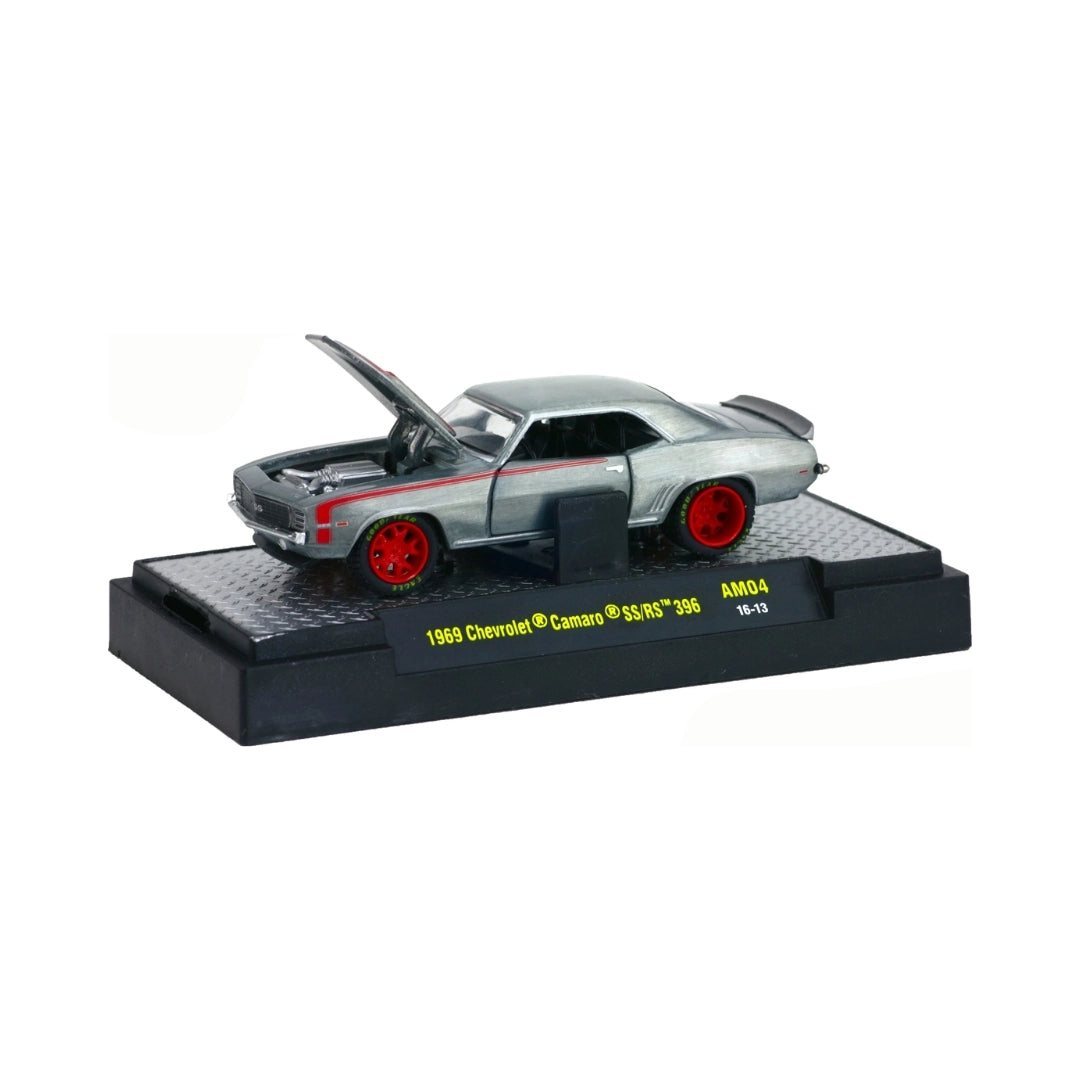 1969 Chevrolet Camaro SS/RS 396 - Silver (Red Rims, Super Chase)