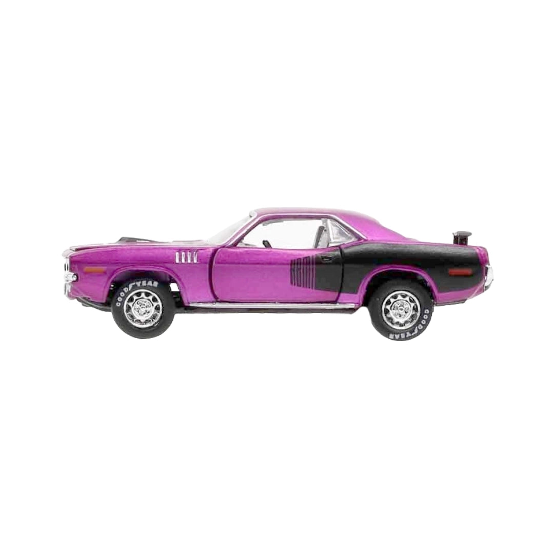 1971 Plymouth HEMI Cuda - Bright Pink, Pink Hood, Black Rear Louver
