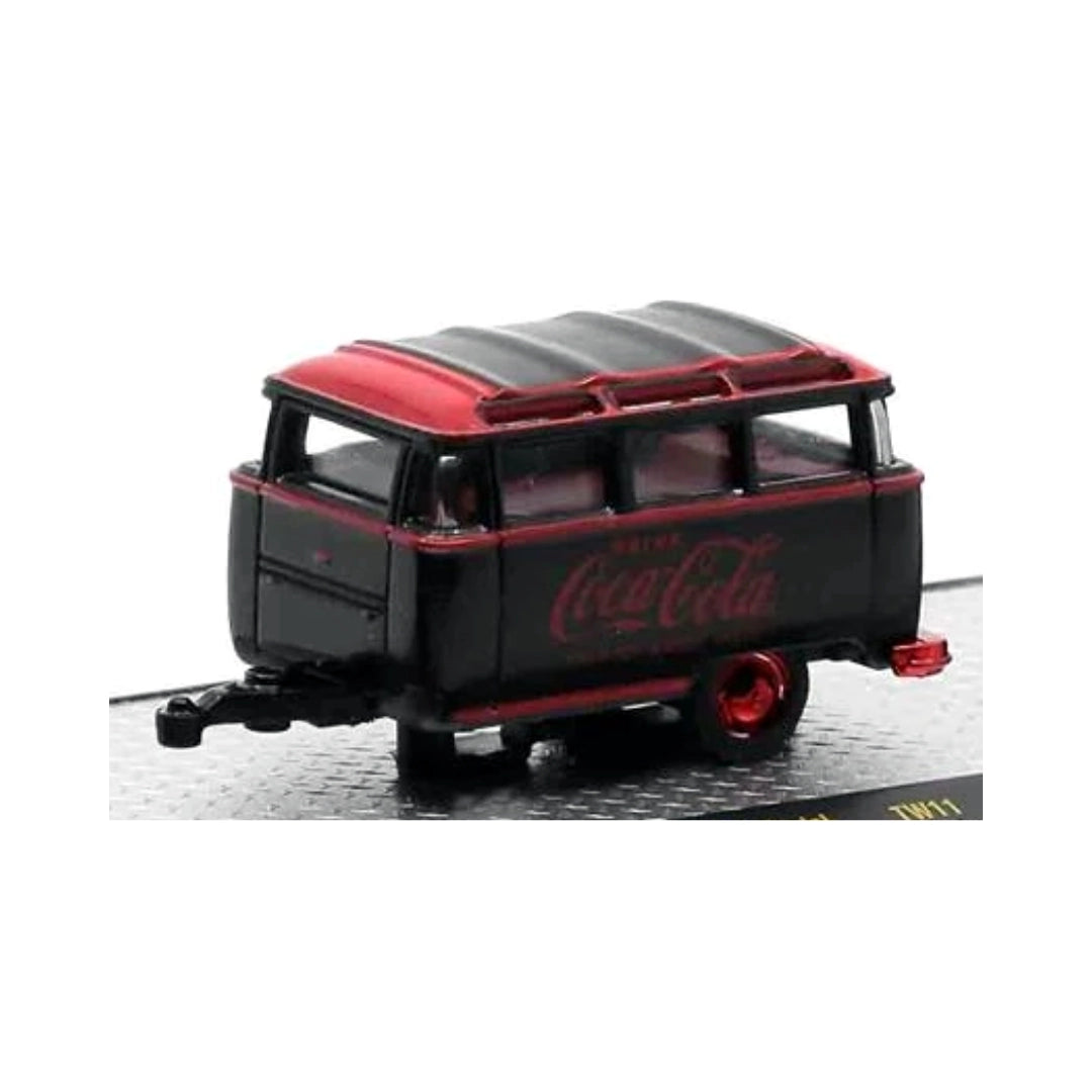 Caravan - Black & Red Coca-Cola Livery, Red Rims, Red Frame & Interior, Chase Version, Coca-Cola Auto-Haulers Release TW11, Premium Range Set Exclusive