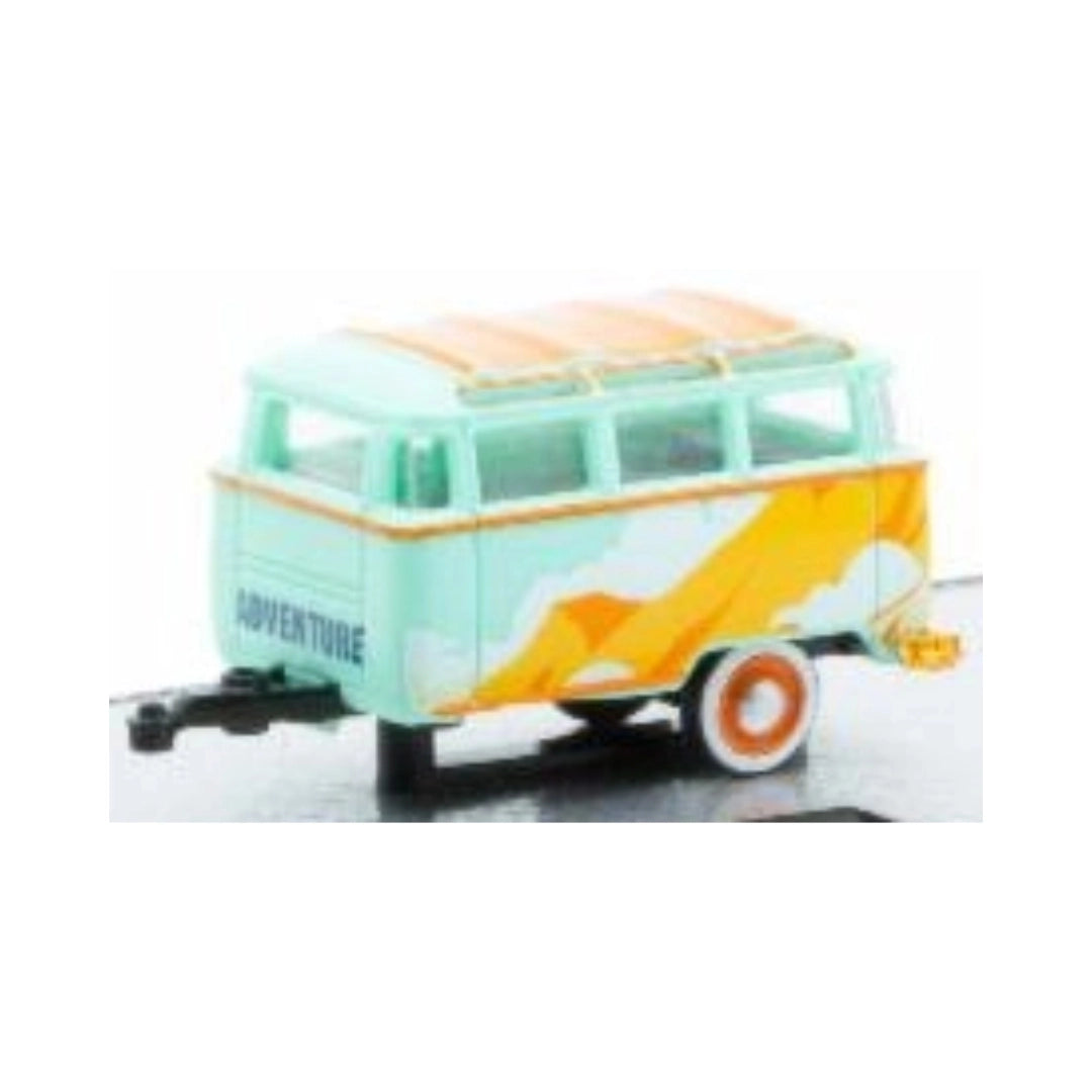 Caravan - Mint Green & Orange, Whitewall Wheels, Chase Version, Auto-Haulers Release 85, Limited Edition Set Exclusive