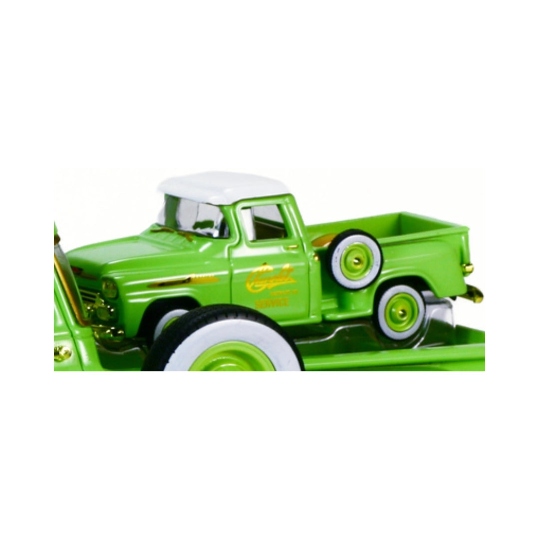 Chevrolet Apache Step Side - Green White Roof Chase