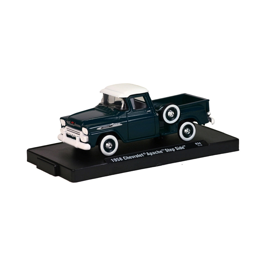 Chevrolet Apache Stepside - Dark Green White Roof
