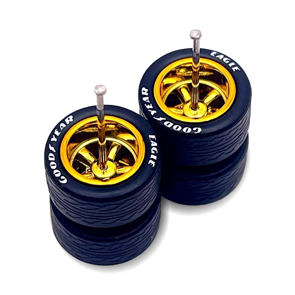 Cragar Electroplated Gold Lettered 11mm / 11mm