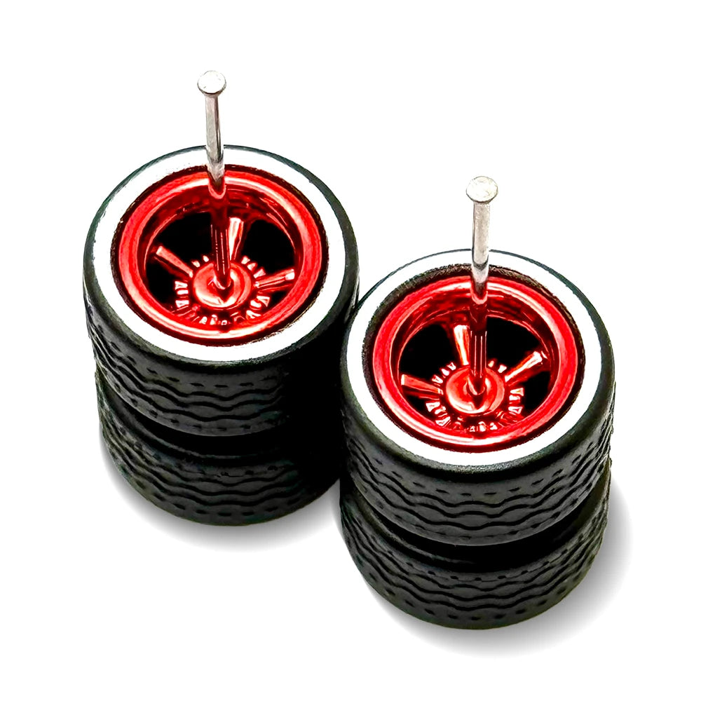 Cragar Red White Line Electroplated 13mm / 13mm