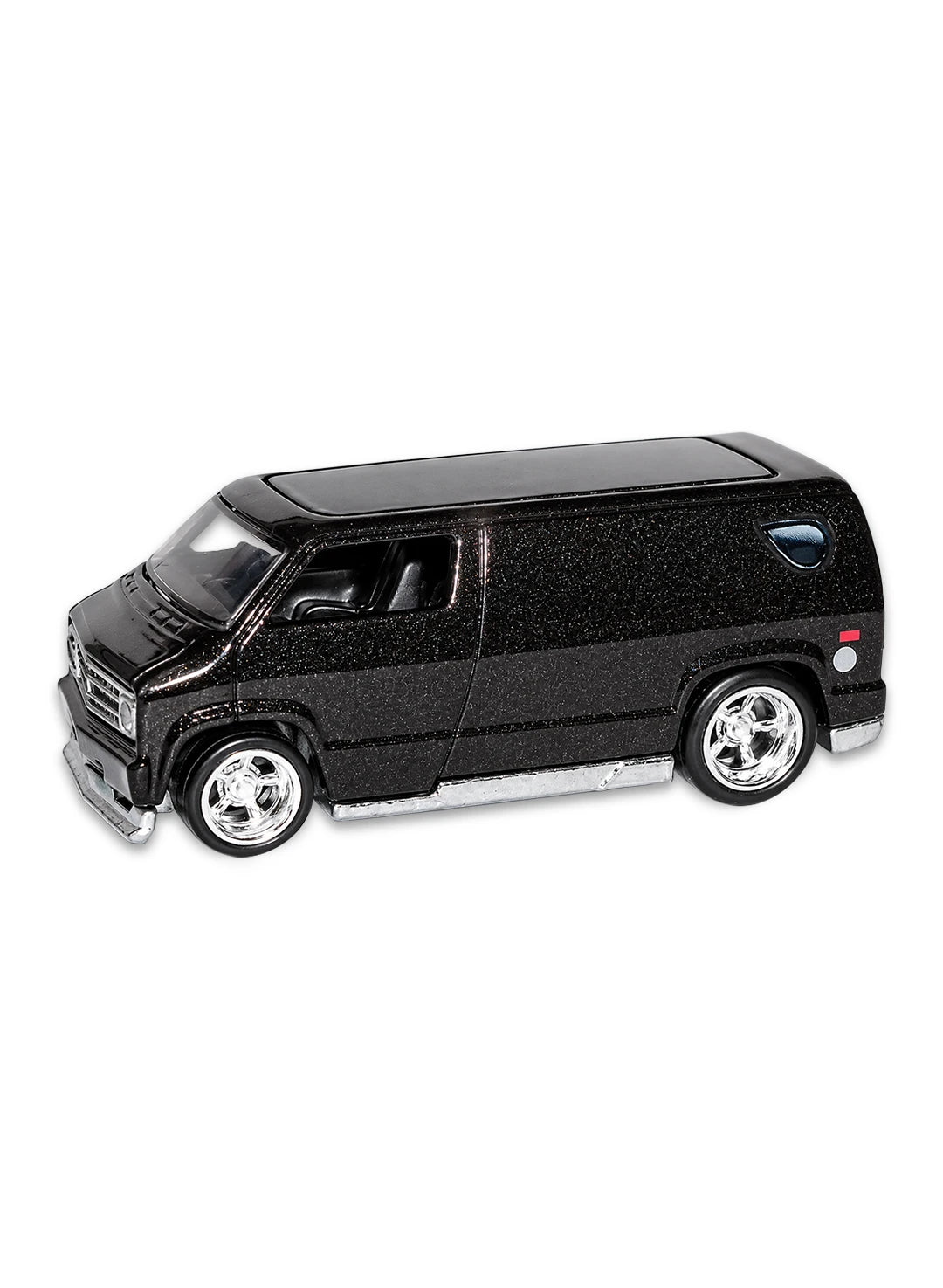 Hot Wheels Entertainment 2014 Mix 2 Dodge Custom '77 Dodge Van 1:64 – Metalflake Black