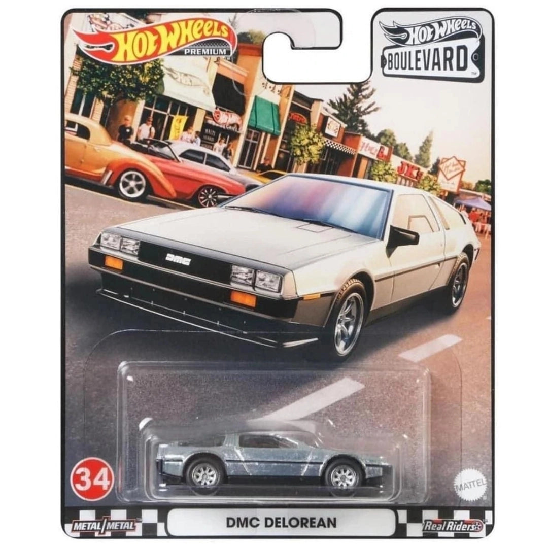 Hot Wheels 1:64 DMC DeLorean ZAMAC