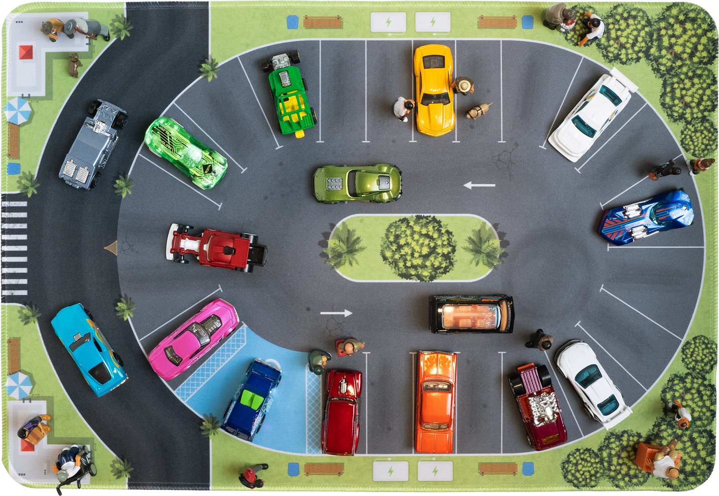 Oval Parking Mat