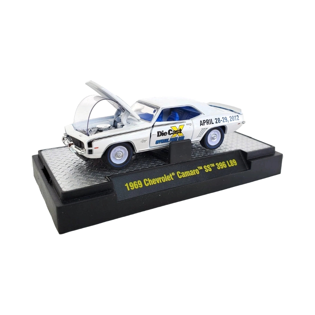 1969 Chevrolet Camaro SS 396 L89 - White & Blue Interior (Chase)
