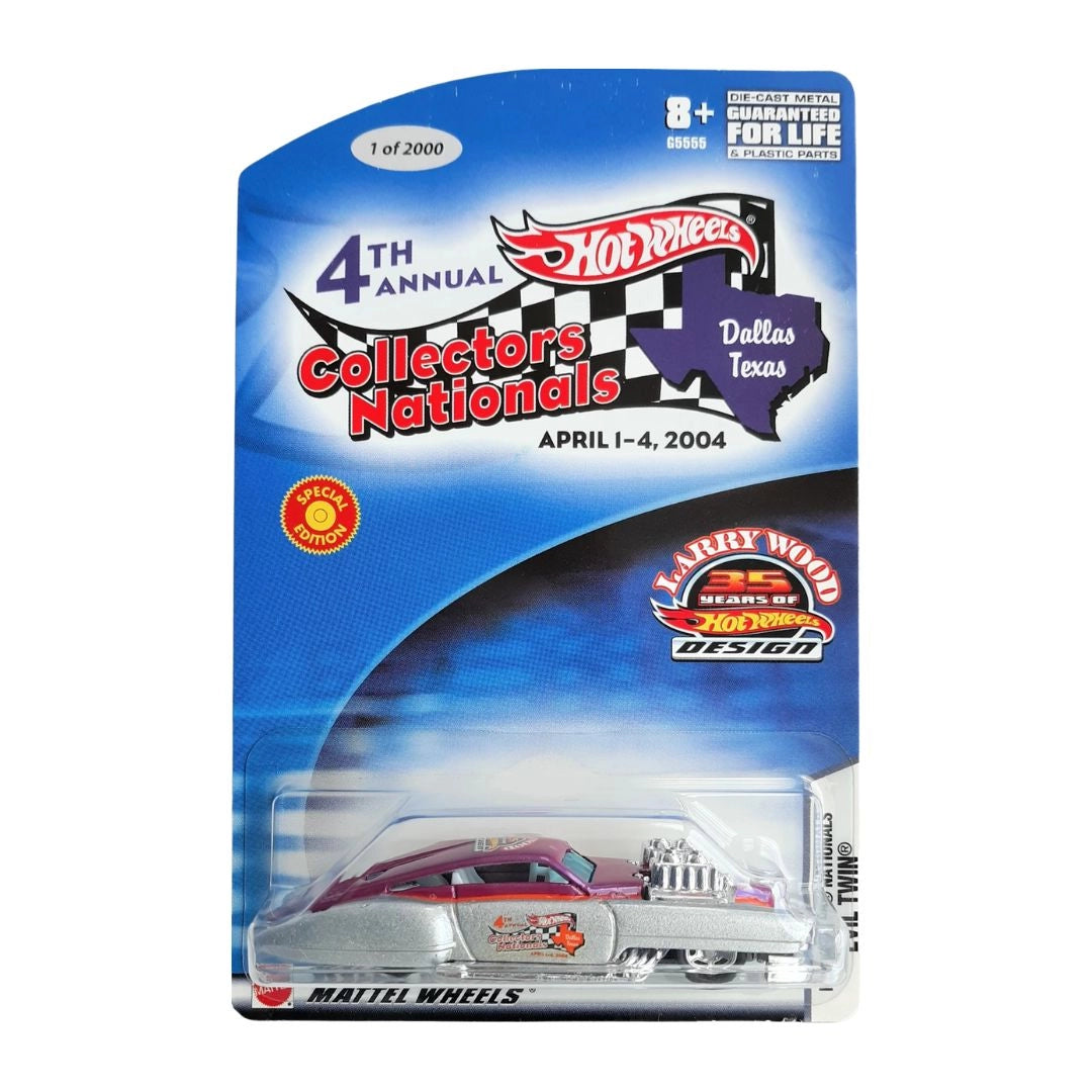 Evil Twin – Metalflake Silver & Magenta