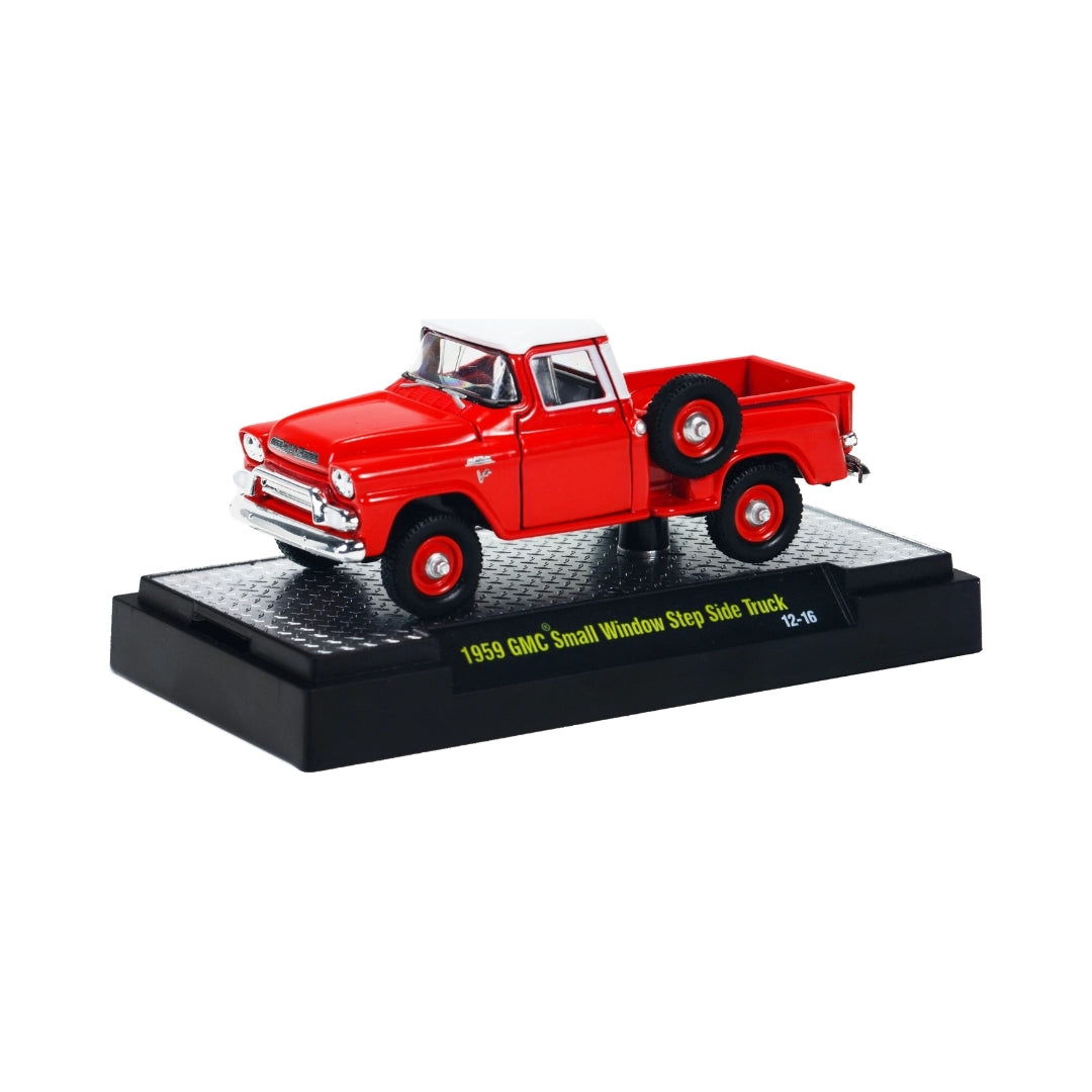 GMC Small Window Step Side Truck - Red Clamshell Blister