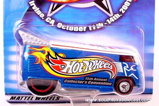 Volkswagen Drag Bus – Metallic Blue (Yellow-Tipped Flames)