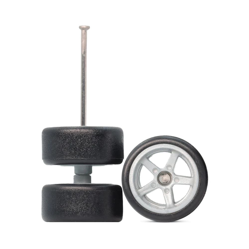 5 Spoke Gray Car Wheels