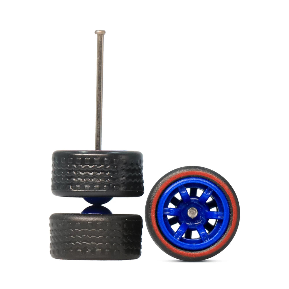Comold Blue Red Line Car Wheels