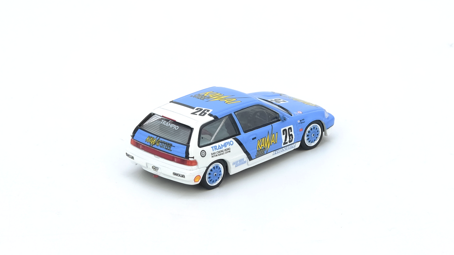 Honda Civic (EF3) #26 “TRAMPIO KAWAI STEEL” Macau Guia Race 1989 – Kazuo Shimizu – Macau Grand Prix 2020 Special Edition