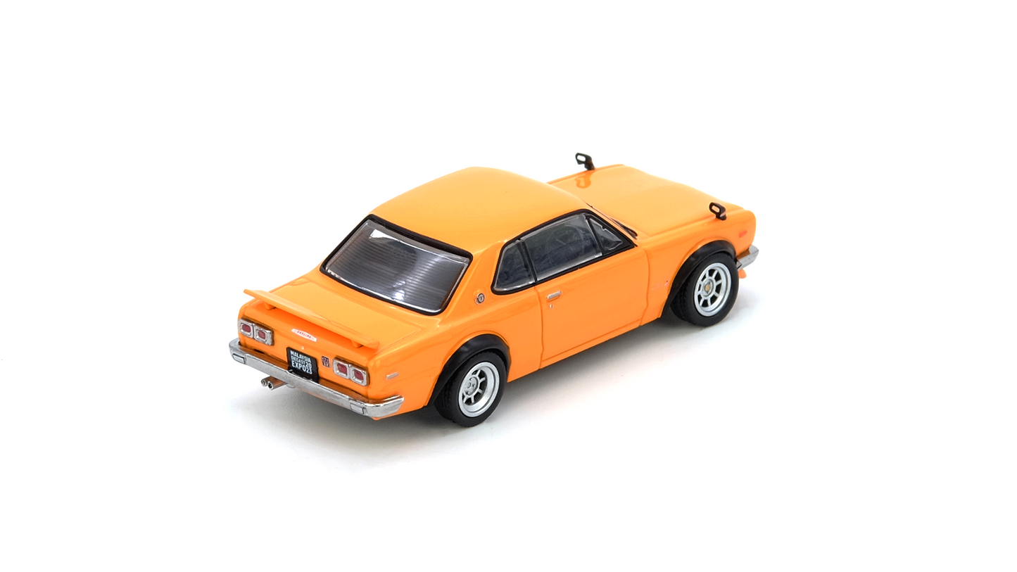 NISSAN SKYLINE 2000 GT-R (KPGC10) Orange – MALAYSIA DIECAST EXPO 2023 Event Edition