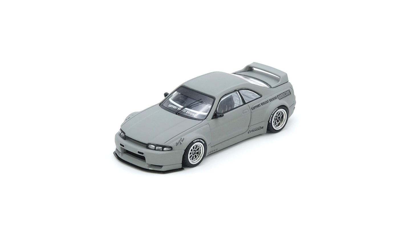NISSAN SKYLINE GT-R (R33) PANDEM / ROCKET BUNNY Cement Grey Matte