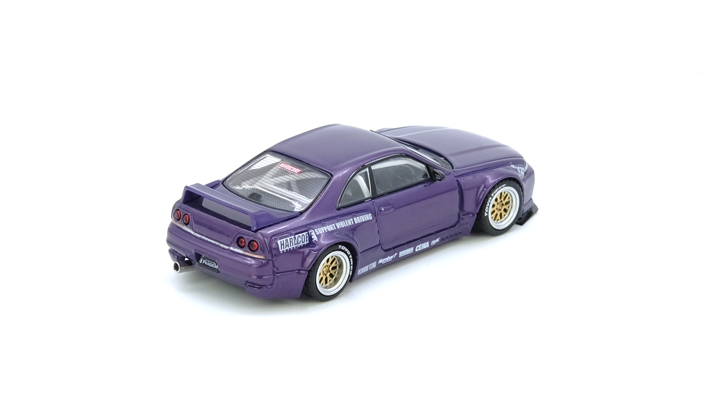 NISSAN SKYLINE GT-R (R33) PANDEM / ROCKET BUNNY Purple