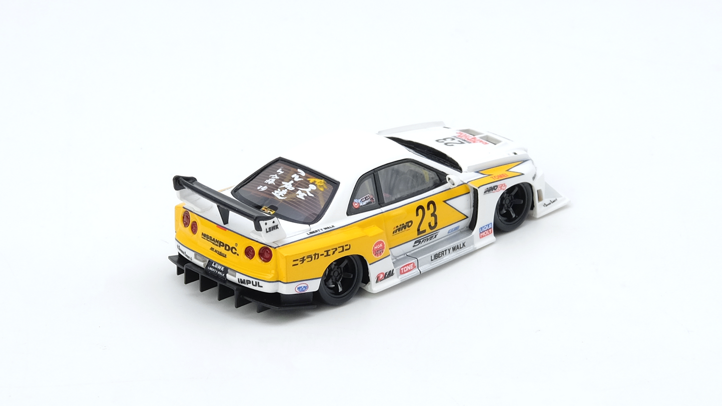 SKYLINE “LBWK” (ER34) Liberty Walks Super Silhouette Retro Livery