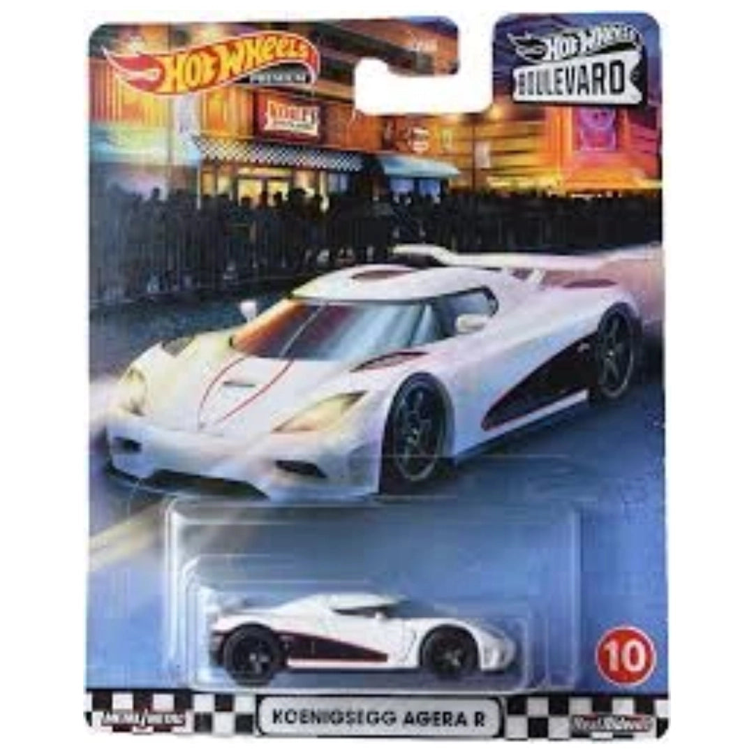 Hot Wheels 1:64 Koenigsegg Agera R White & Black