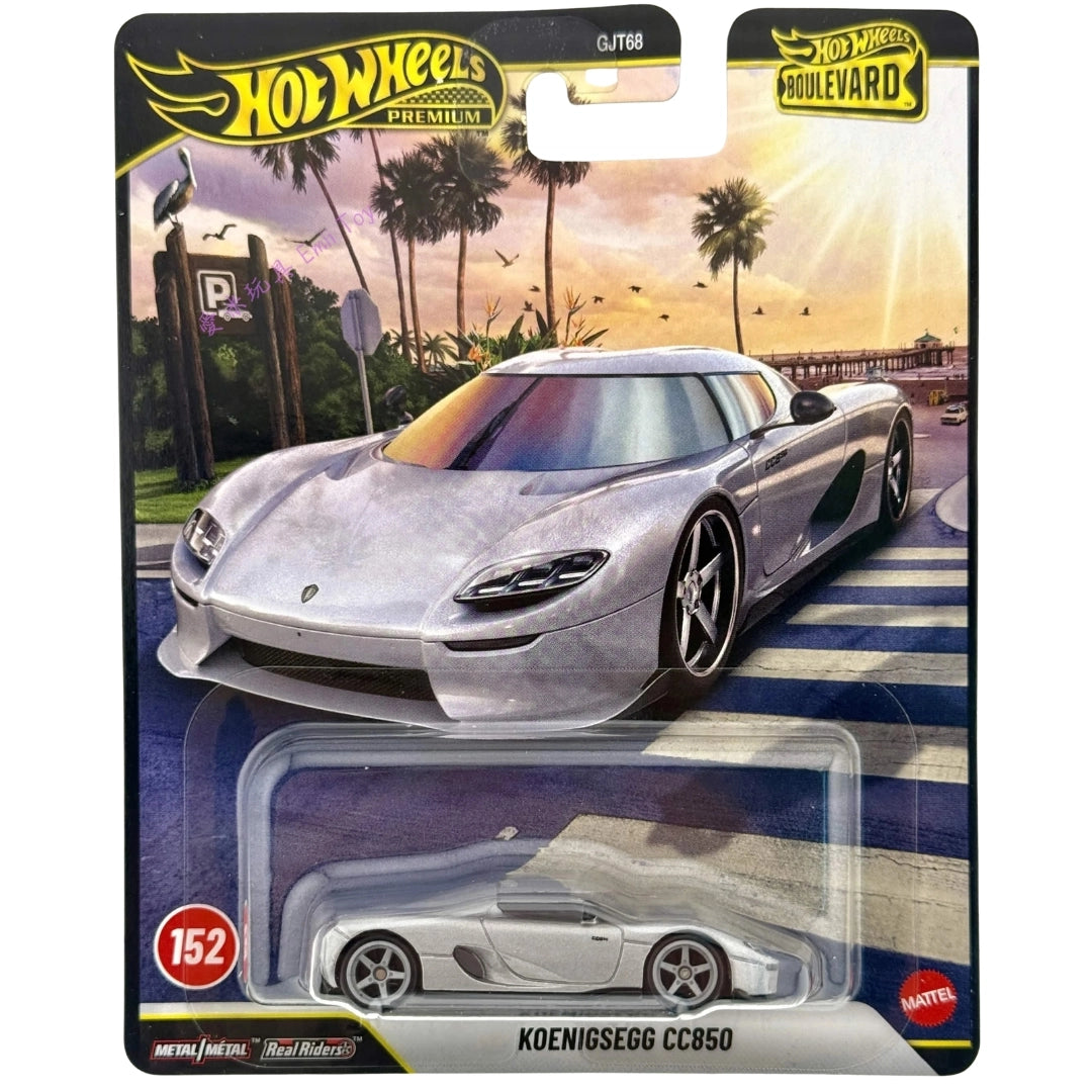Hot Wheels 1:64 Koenigsegg CC850 Moon Silver