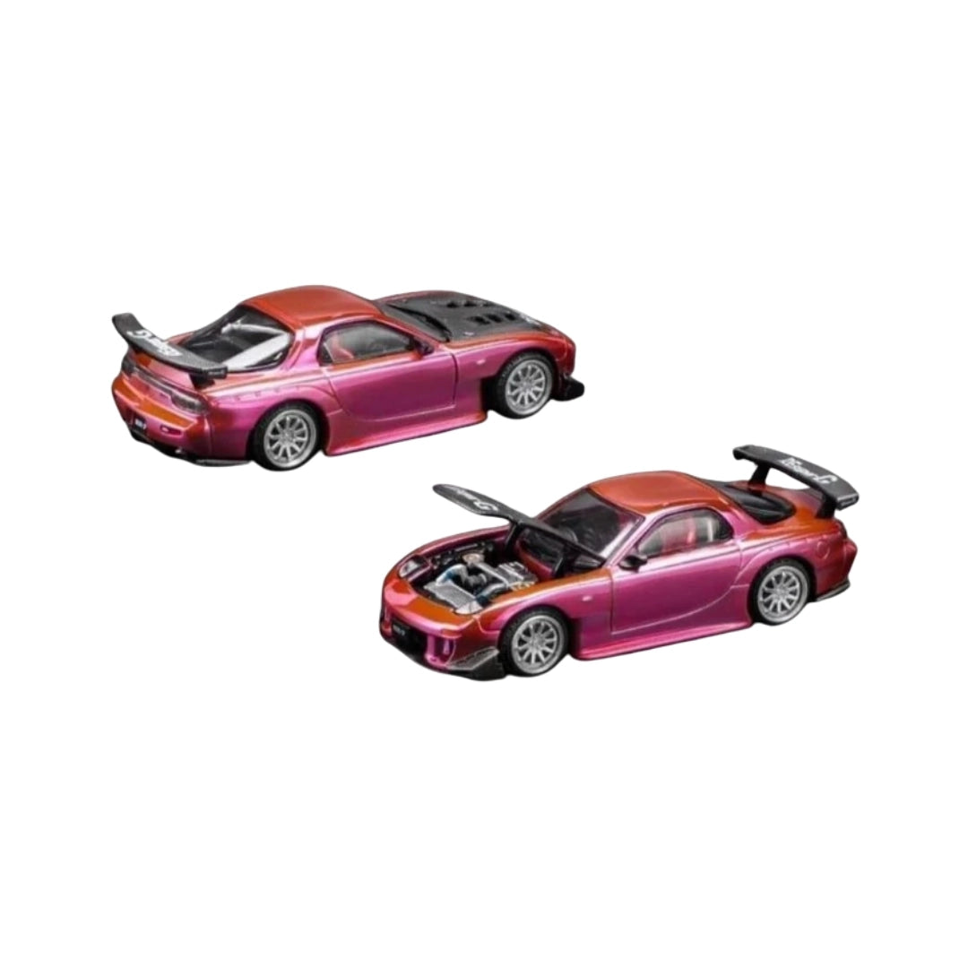Mazda RX7 RE Amemiya Widebody Chrome Red