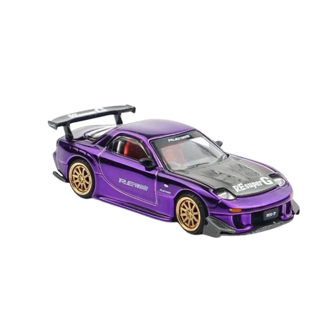 Mazda RX7 RE Amemiya Widebody Purple Chrome
