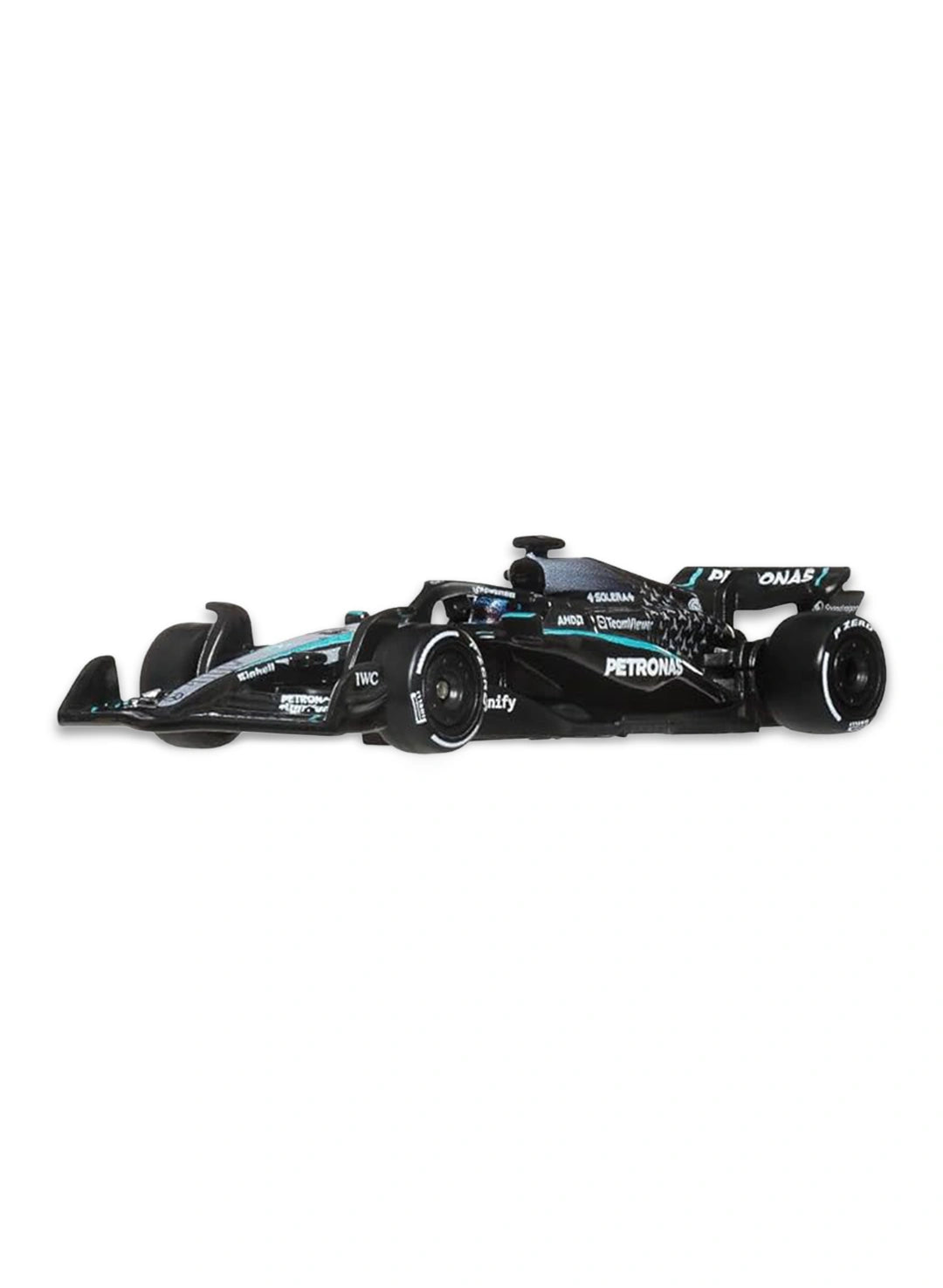 Hot Wheels 2026 Formula One Collection Mix 3 Mercedes-AMG PETRONAS Formula One Team (#12) 1:64 – Silver & Teal